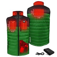 Men's Philadelphia Eagles 5V Heated Puffer Vest - Green / Black