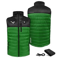 Men's Philadelphia Eagles 5V Heated Puffer Vest - Green / Black
