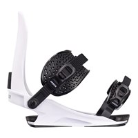 Men's Utility Snowboard Bindings - White / Black