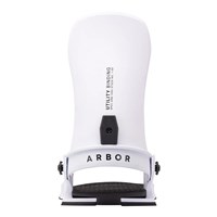 Men's Utility Snowboard Bindings - White / Black