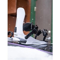Men's Utility Snowboard Bindings - White / Black
