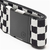 Check Belt - Black / Glacial