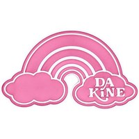 DA Rainbow Stomp Snowboard Stomp Pad - Pink / White