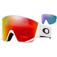 Flow L Matte Black Goggle - Matte White Frame w/ Prizm Torch + Prizm Iced Irid Lenses (OO7145-08)