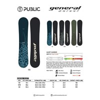 General Select Park & Freestyle Men's Snowboard - 155