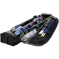 Kantaja Double Roller Ski Bag - Diamond Grey / Black