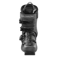 Men's S/Pro Supra S BOA 100 Ski Boots - Black / Beluga Met / Dark Grey Met