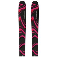 Saloomon QST 106 Skis - Black / Equipe Red / Almond Milk
