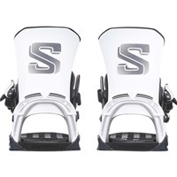 Men's Salomon District Snowboard Bindings - White / Navy