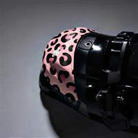 2.5 Ski Boot Insulated Toe Cover - Pink Leopard