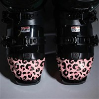 2.5 Ski Boot Insulated Toe Cover - Pink Leopard