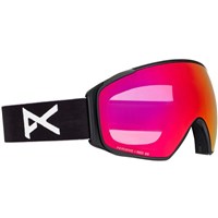 M4S Toric Goggles + Bonus Lens + MFI Face Mask - Black Frame w/ Perceive Sunny Red Lens (2357814Z58)