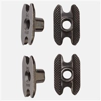 M6 Channel Inserts Replacement 4 Pack - Black