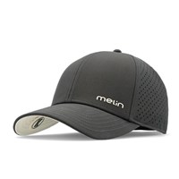 Compass Hydro - Performance Snapback Hat - Faded Black