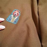 Rachel Kozlowski Patch Collection - Mr Grizzly Bear