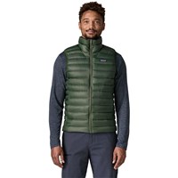 Men's Down Sweater Vest - Treeline Green
