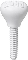 Push Button Quick Release Metal Button - White
