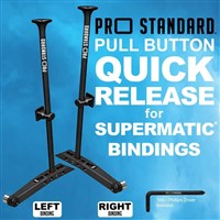 Pull Button Quick Release for Supermatic Bindings - Black