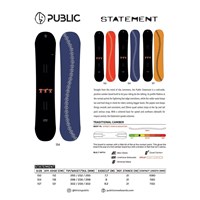Statement Men's Freestyle Park Snowboard - 157