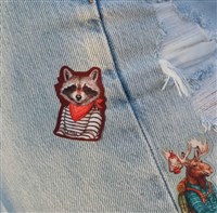 Rachel Kozlowski Patch Collection - Raccoon Bandit