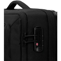 Split Carry On Roller Bag 42L+ - Black / Black