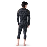 Men's Merino 250 Base Layer Crew - Black Tie Dye / Honey Gold