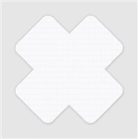 X Shapes Patch Collection - White Ripstop