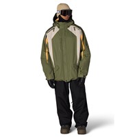 Men's 2003 Atom Jacket - Fatigue Green Colorblock