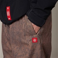 Men's 686 Dojo Pant - Brown Crinkle Wash