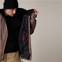 Men's 686 Dojo Jacket - Brown Crinkle Wash