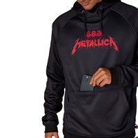 Men's 686 x Metallica Bonded Fleece Pullover Hoody - Metallica Black