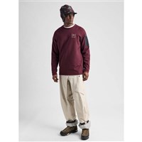 Men's [ak] Baker Stretch Fleece Crew - Rum Raisin