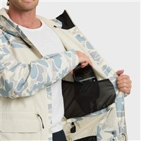 Men's Mission Print 20K Jacket - Bone White