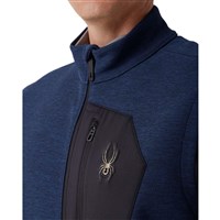 Men's Bandit Fleece Vest - Indigo Melange