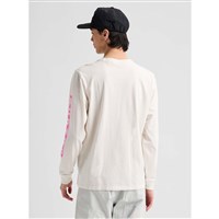 Men's Elite Long Sleeve T-Shirt - Stout White / Shockwave Pink