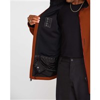 Men's Brighton Full Zip Jacket - Burnt Orange
