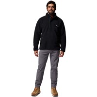 Men's Helvetia II Half Snap Fleece - Black