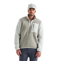 Men's Yumiori 1/4 Zip - Stone Slab / Cumulus Cloud