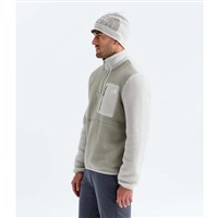 Men's Yumiori 1/4 Zip - Stone Slab / Cumulus Cloud