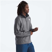 Men's Cedar Trail Grid Fleece 1/4 Zip - Smoked Pearl