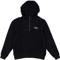 Men's Quilted Hoodie - Black