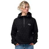 Men's Quilted Hoodie - Black