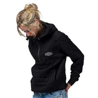Men's Quilted Hoodie - Black