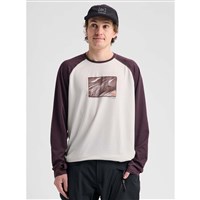 Men's Roadie Base Layer Tech T-Shirt - Stout White / Bear Hug Brown
