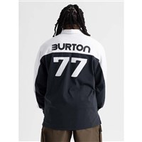 Men's Rugby Shirt - True Black / Stout White