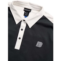 Men's Rugby Shirt - True Black / Stout White