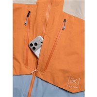 Men's [ak] Swash Synthetic Insulated GORE-TEX 2L Jacket - Chinchilla Gray / Goldfish Orange / Airstream Blue