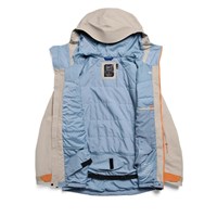 Men's [ak] Swash Synthetic Insulated GORE-TEX 2L Jacket - Chinchilla Gray / Goldfish Orange / Airstream Blue