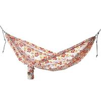 Grand Trunk Double Parachute Nylon Hammock - White Hibiscus