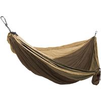 Grand Trunk Double Parachute Nylon Hammock - Brown / Khaki